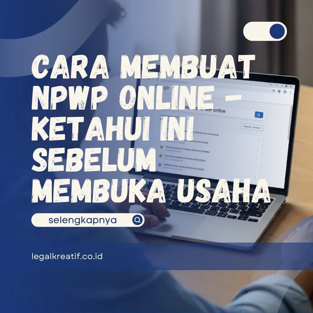 Cara Membuat NPWP Online