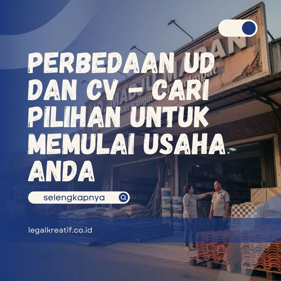 Perbedaan UD dan CV