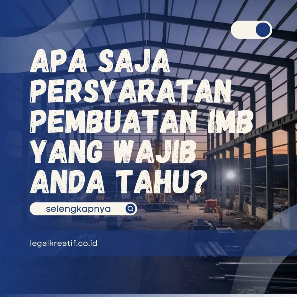 Persyaratan Pembuatan IMB