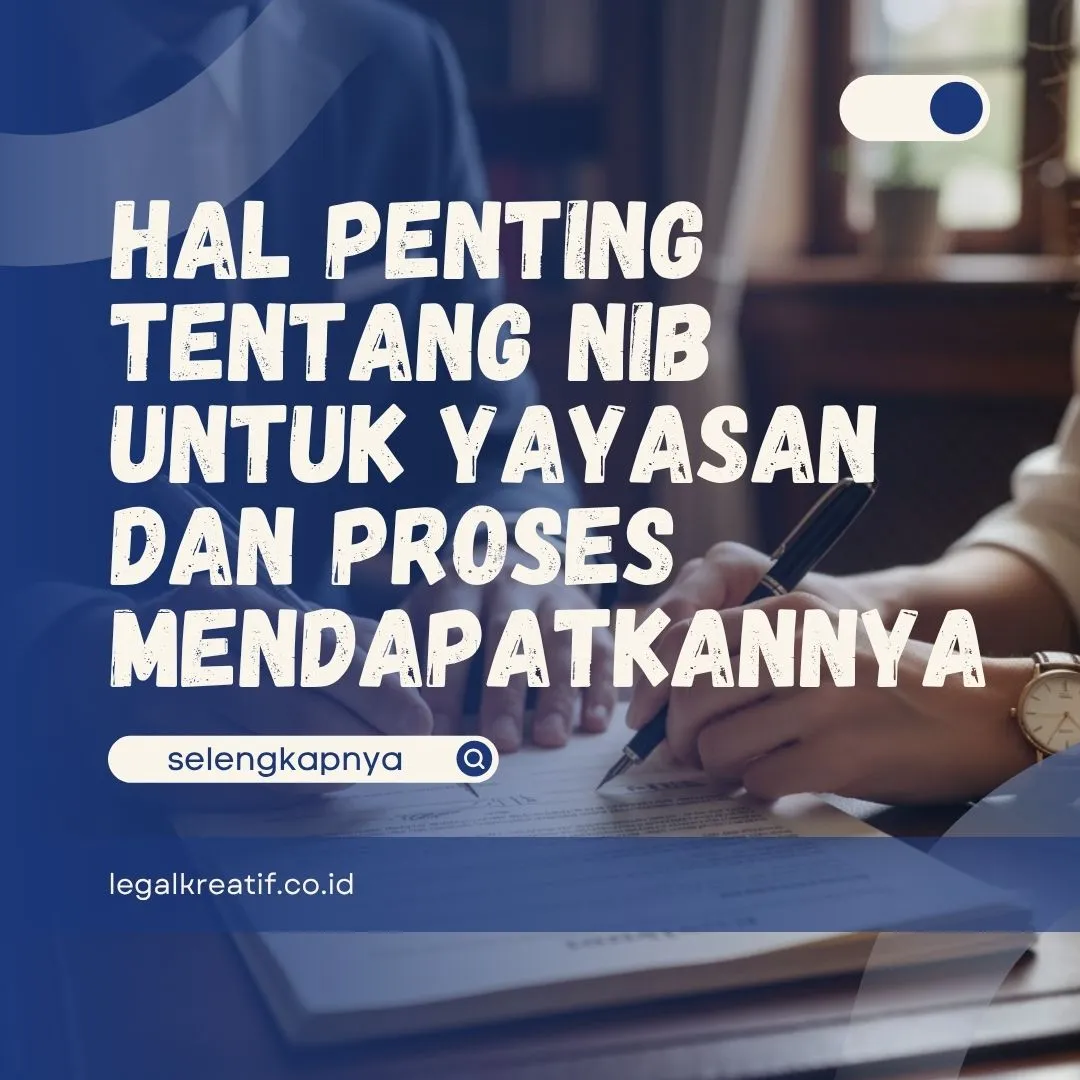 NIB untuk Yayasan