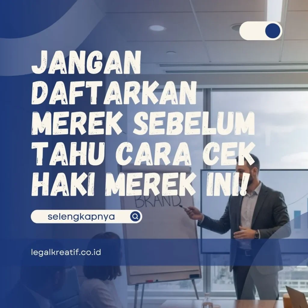 Cek HAKI Merek