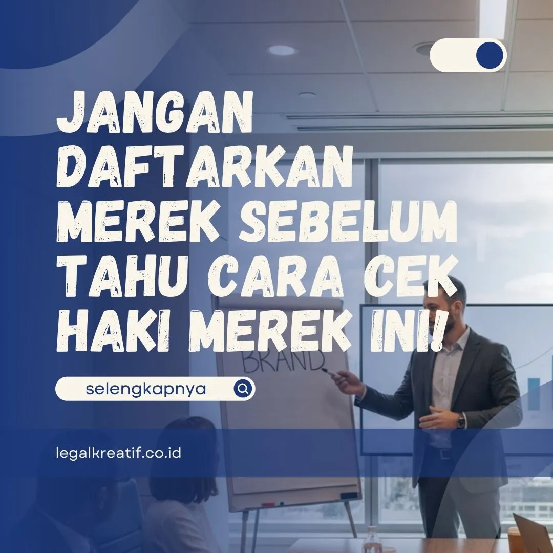 Cek HAKI Merek