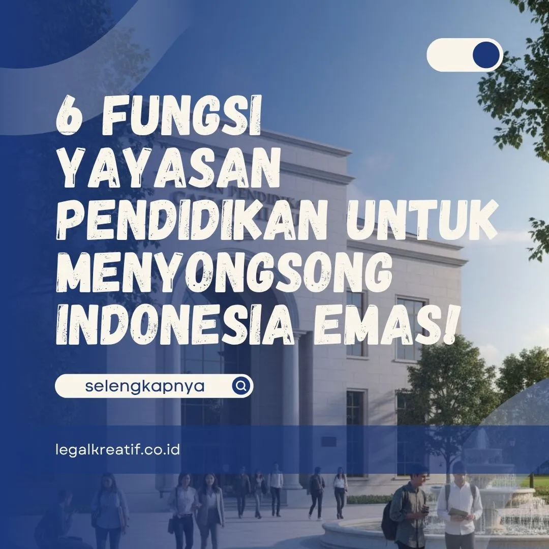 Fungsi Yayasan Pendidikan