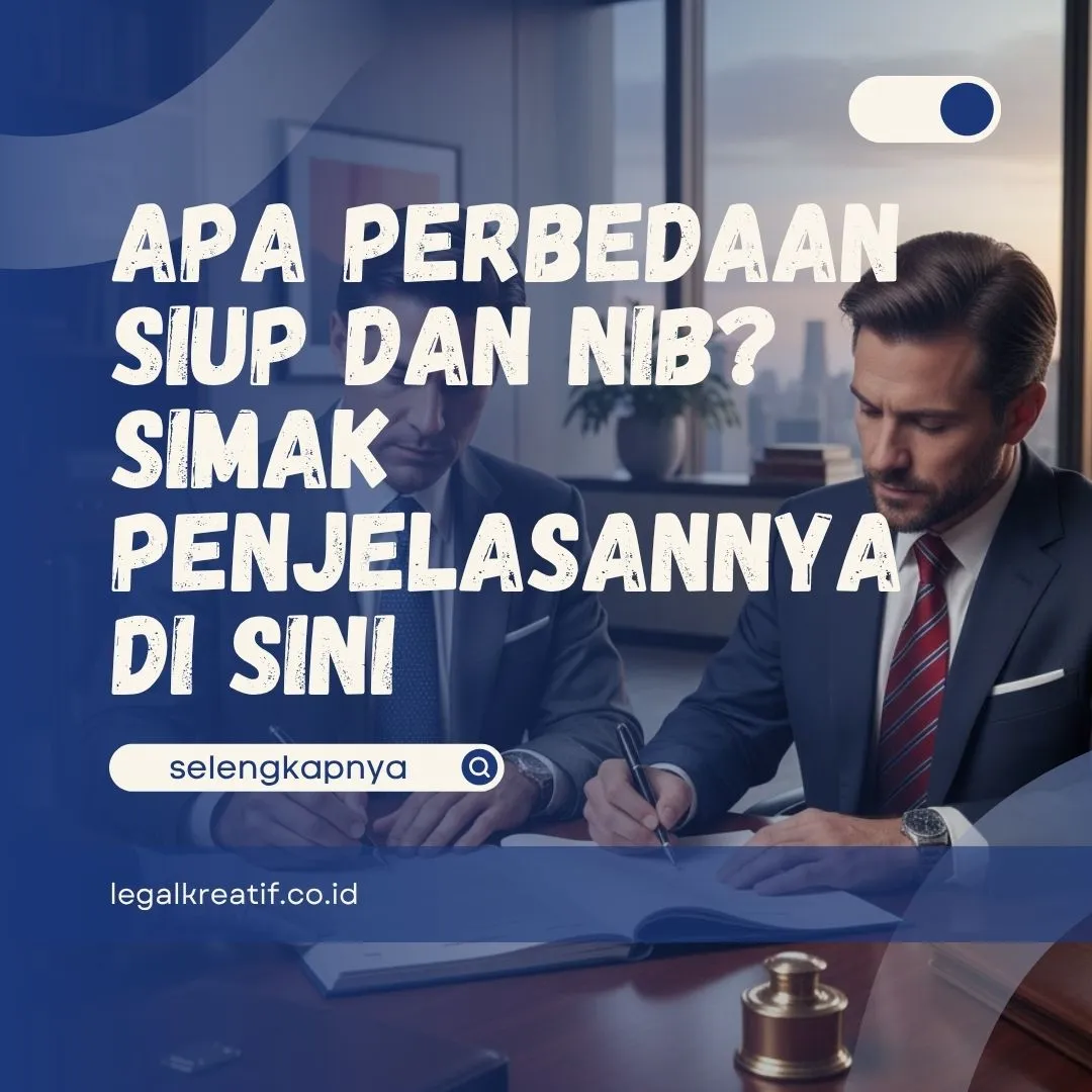 SIUP dan NIB