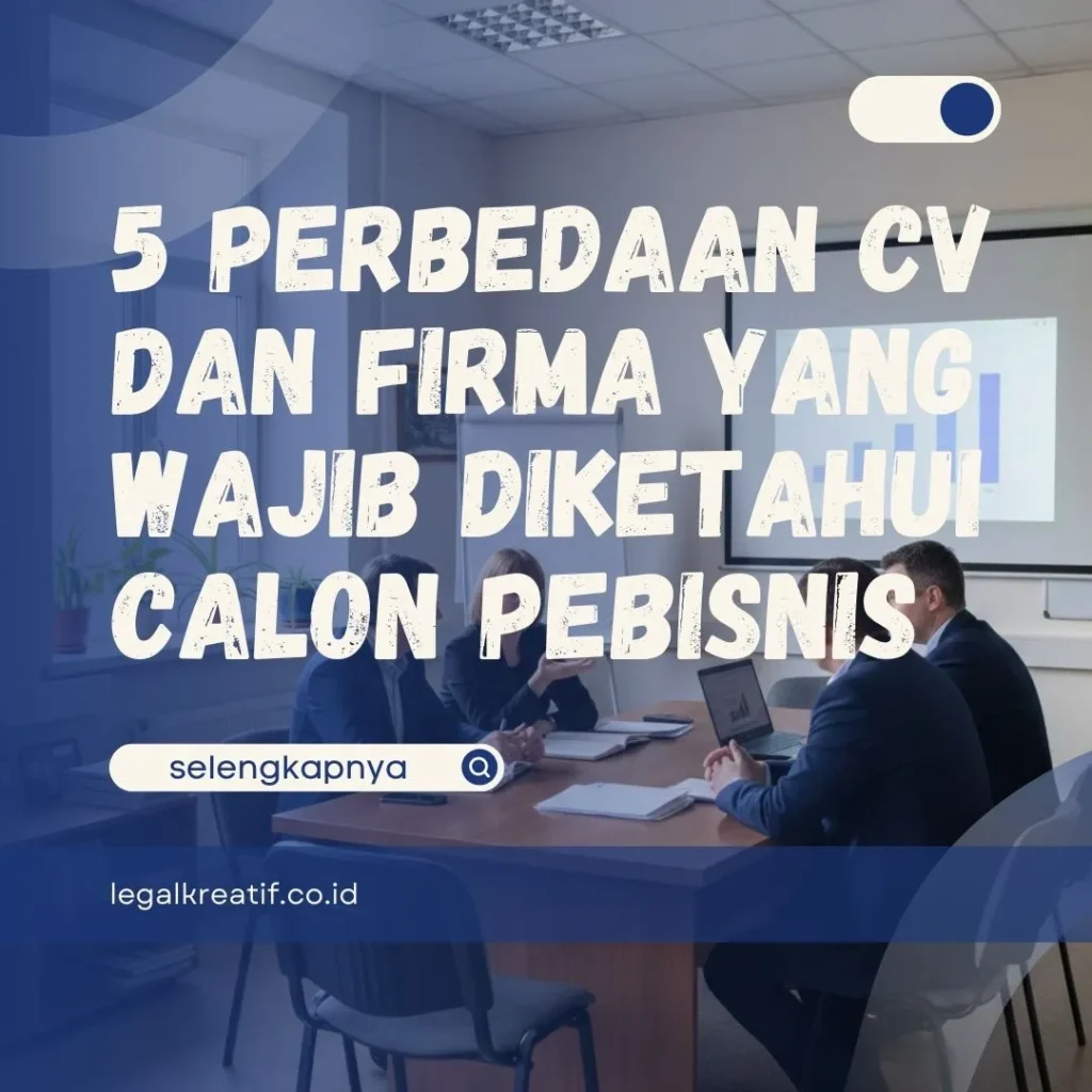 Perbedaan CV dan Firma