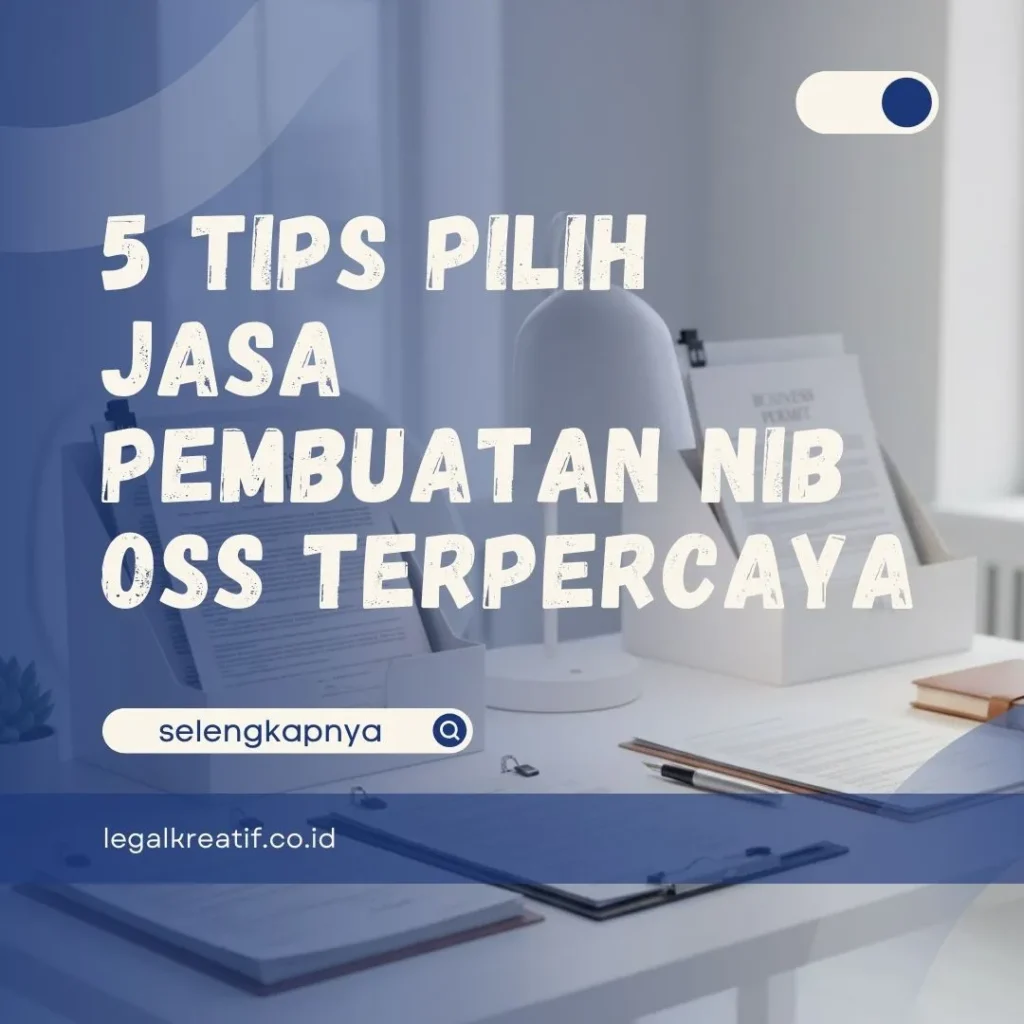 Jasa Pembuatan NIB OSS