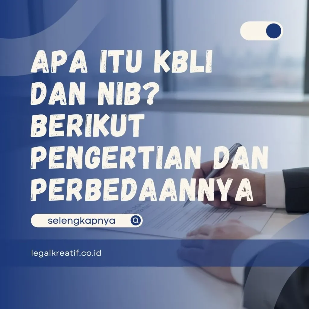Apa itu KBLI dan NIB