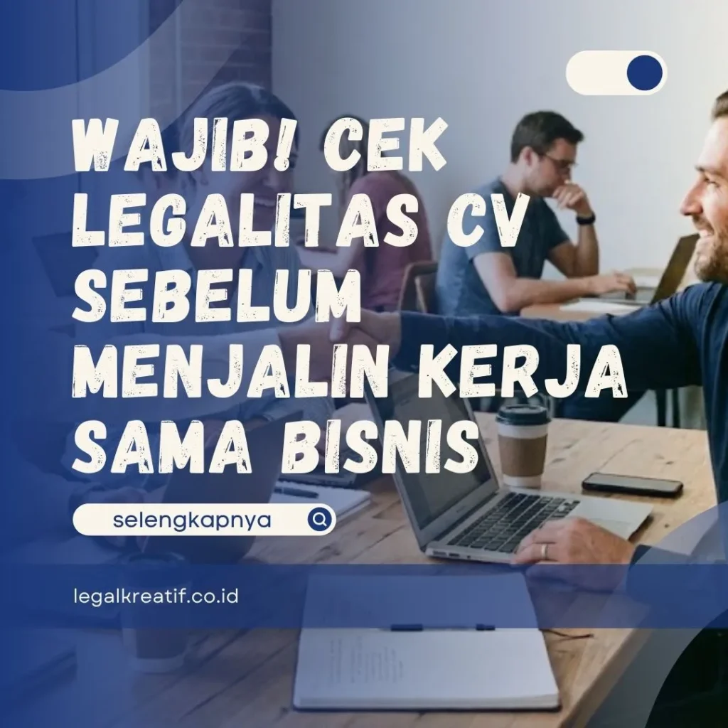 Cek Legalitas CV