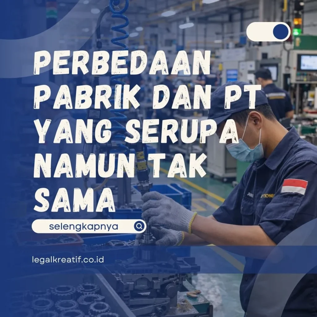 Perbedaan Pabrik dan PT
