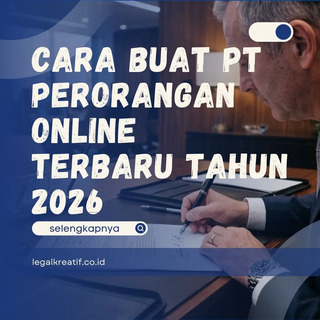 Cara Buat PT Perorangan Online