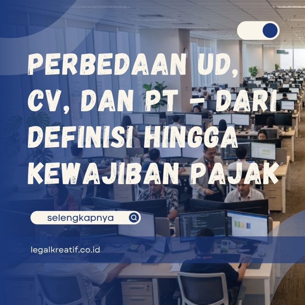 Perbedaan UD CV dan PT