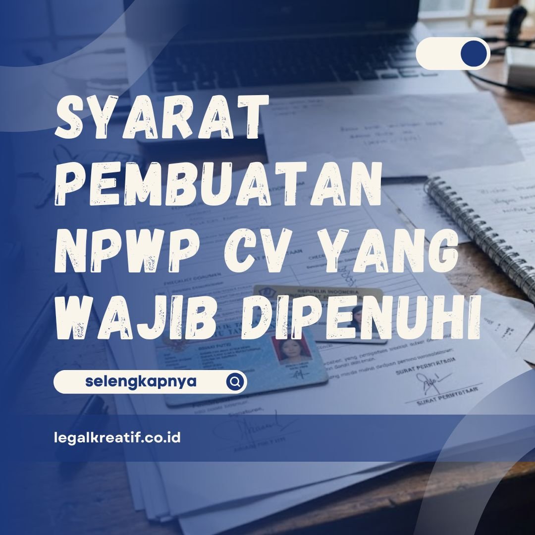 Syarat Pembuatan NPWP