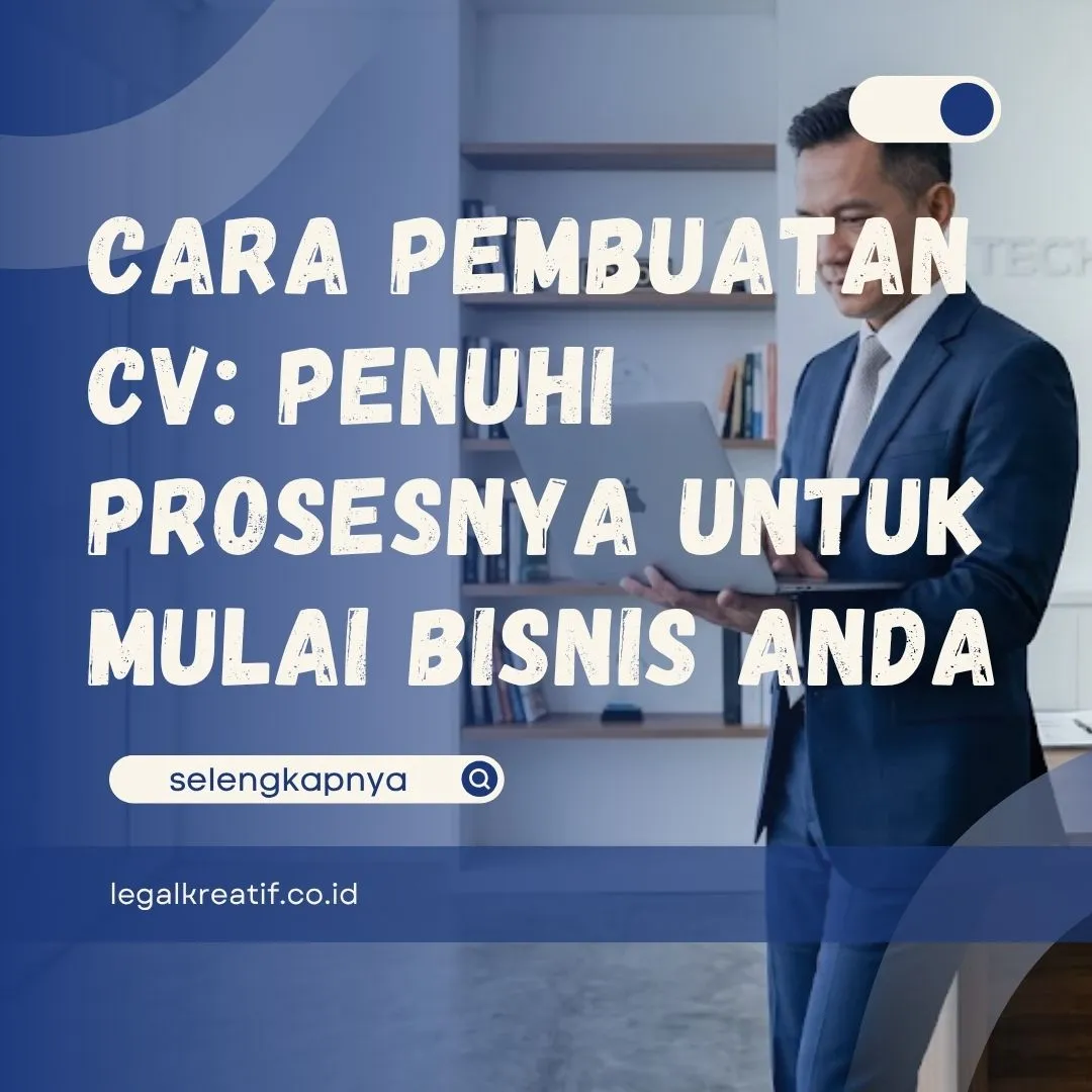 Cara Pembuatan CV