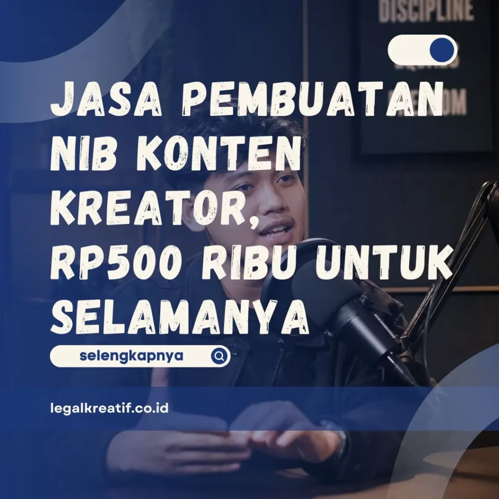 Jasa Pembuatan NIB Konten Kreator