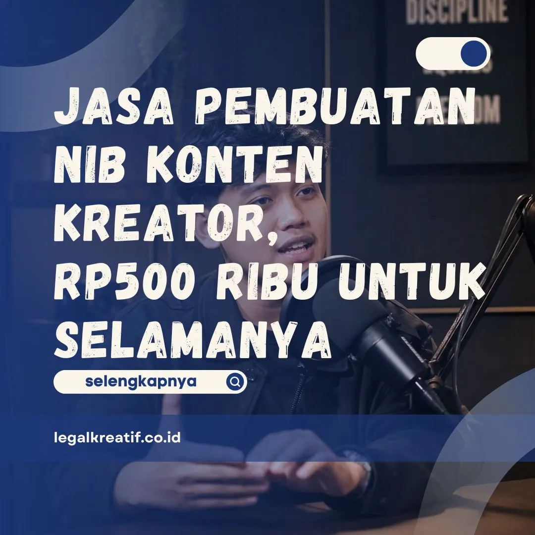 Jasa Pembuatan NIB Konten Kreator