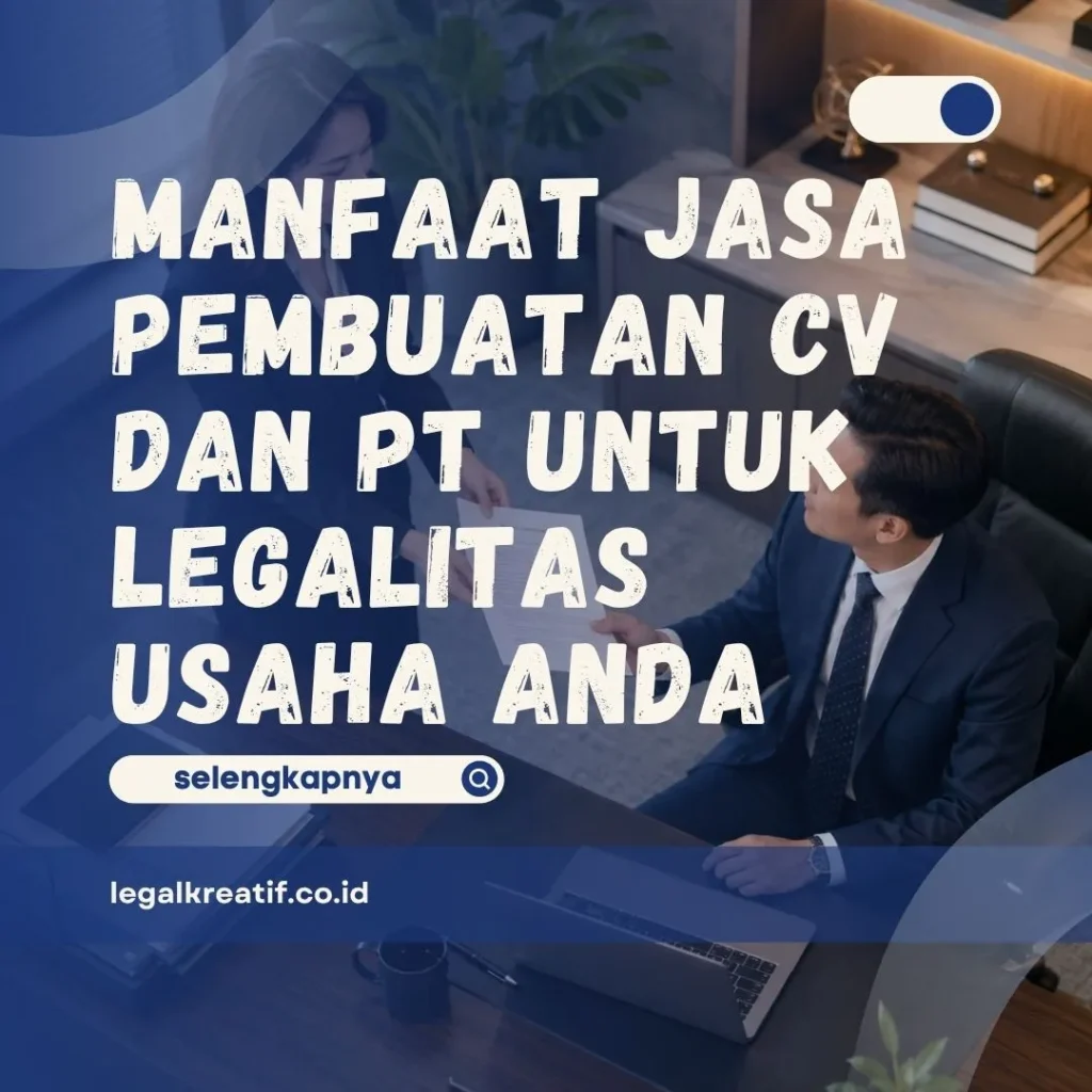 Jasa Pembuatan CV dan PT