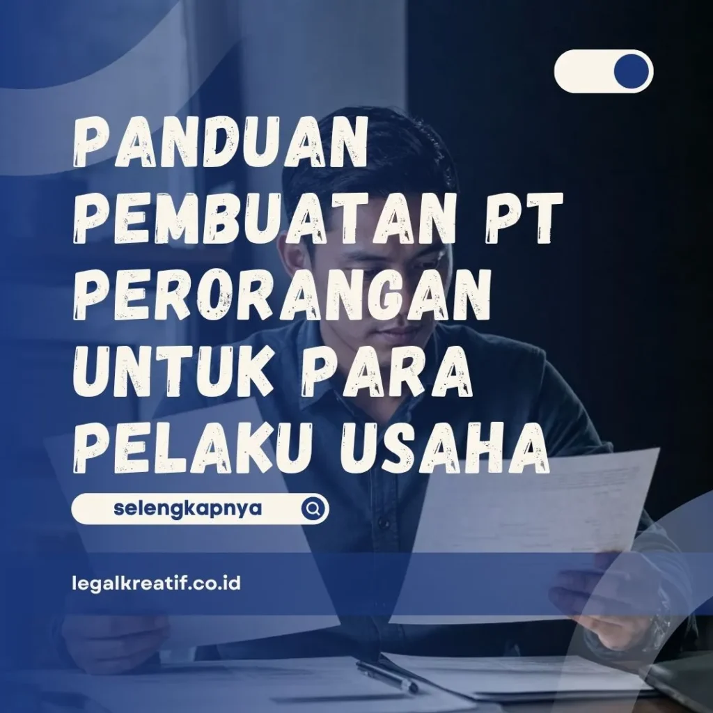 Pembuatan PT Perorangan