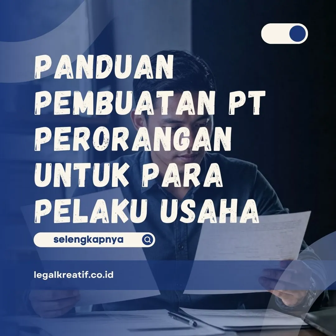 Pembuatan PT Perorangan