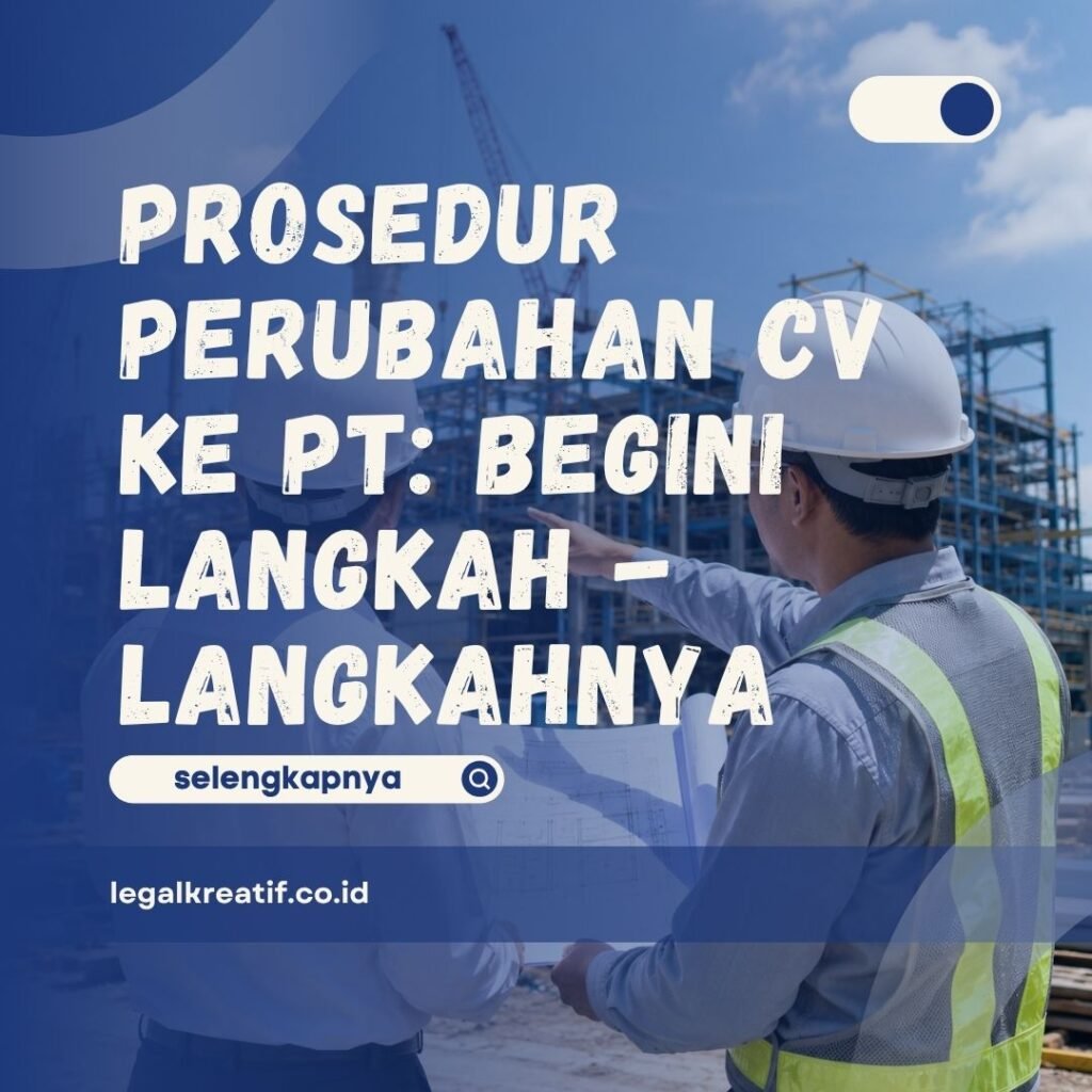 Perubahan CV ke PT