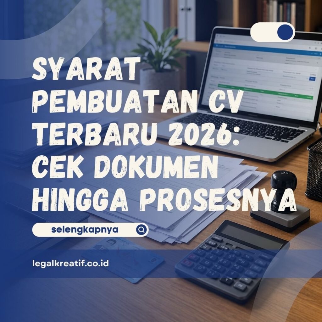 Syarat Pembuatan CV