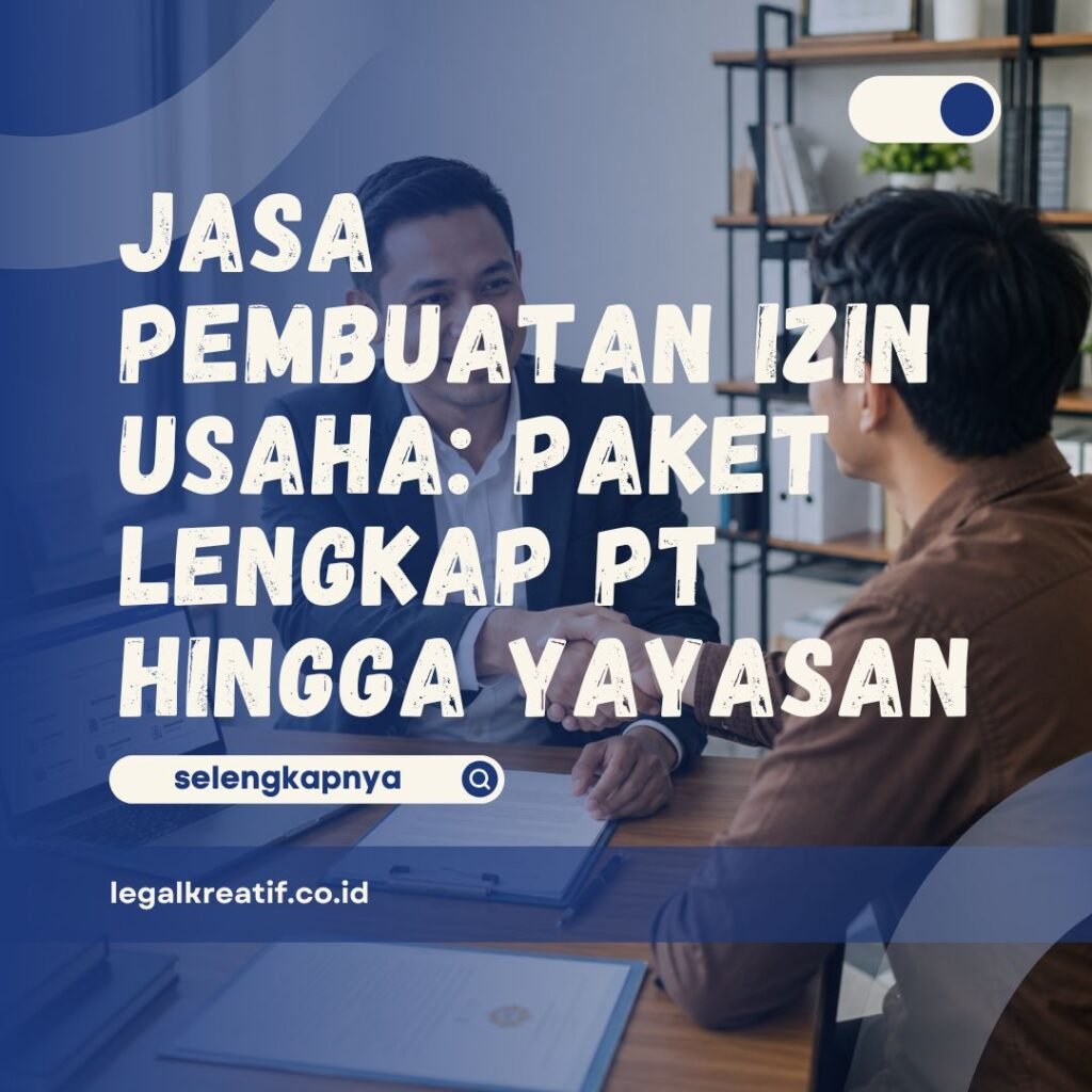 Jasa Pembuatan Izin Usaha