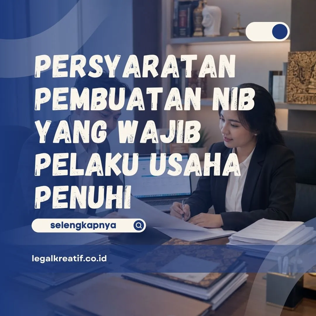 Persyaratan Pembuatan NIB