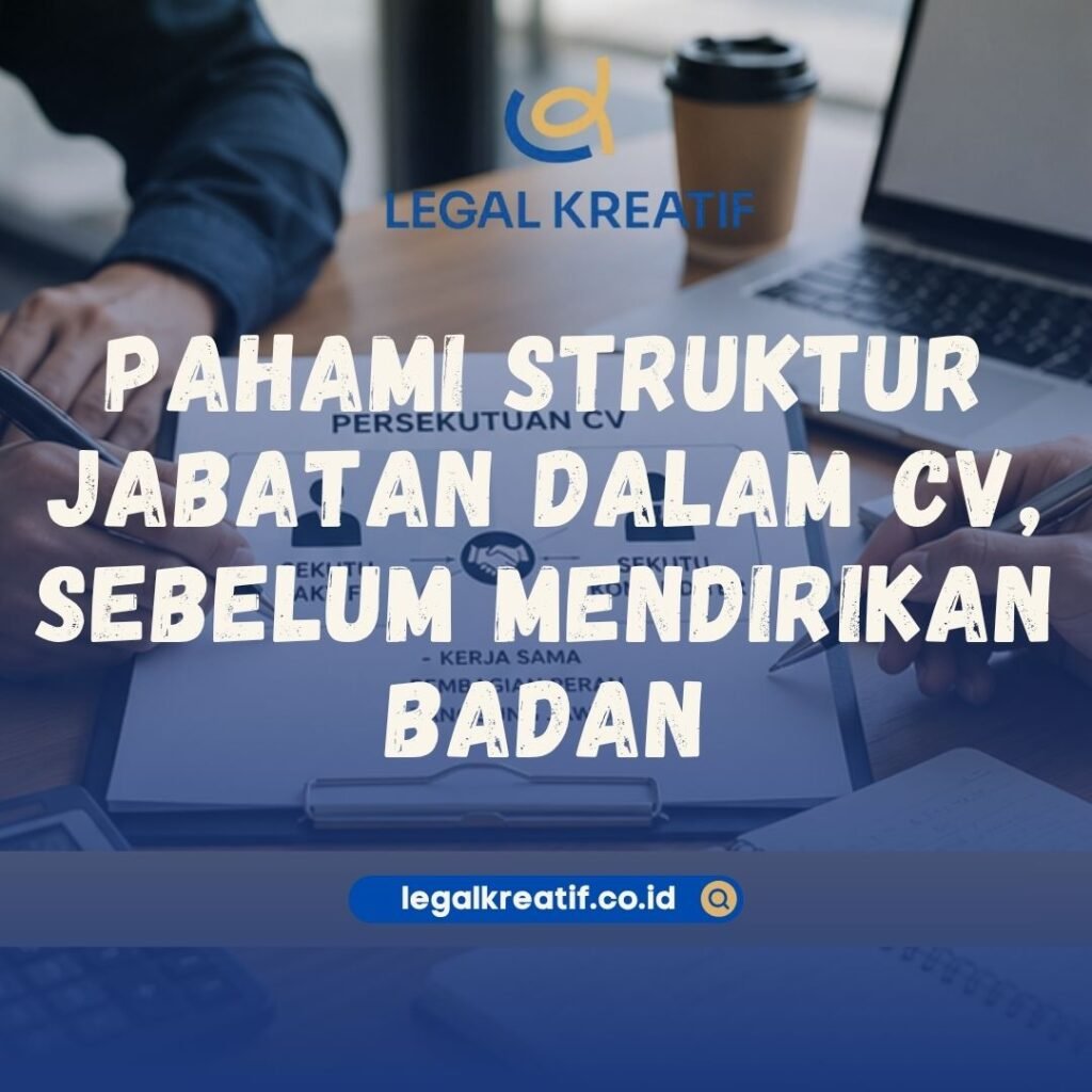 Struktur Jabatan dalam CV
