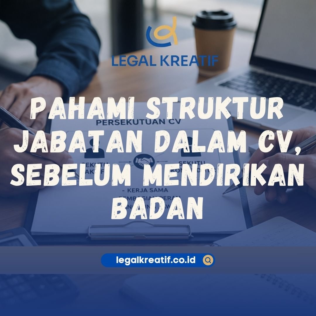 Struktur Jabatan dalam CV