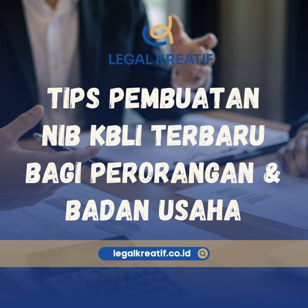 Tips Pembuatan NIB
