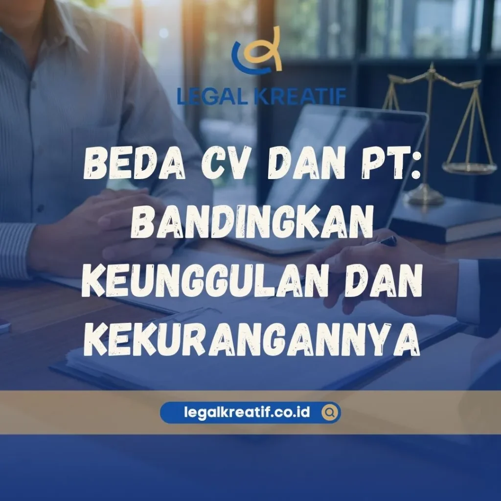 Beda CV dan PT