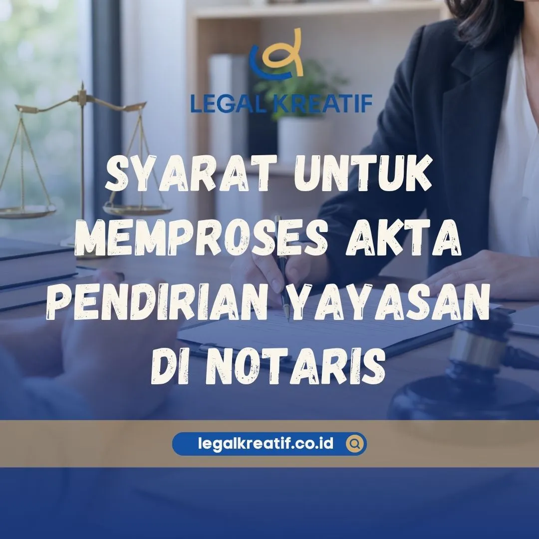 Akta Pendirian Yayasan